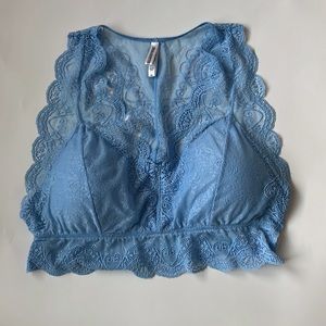Baby Blue Plus Size Bralette